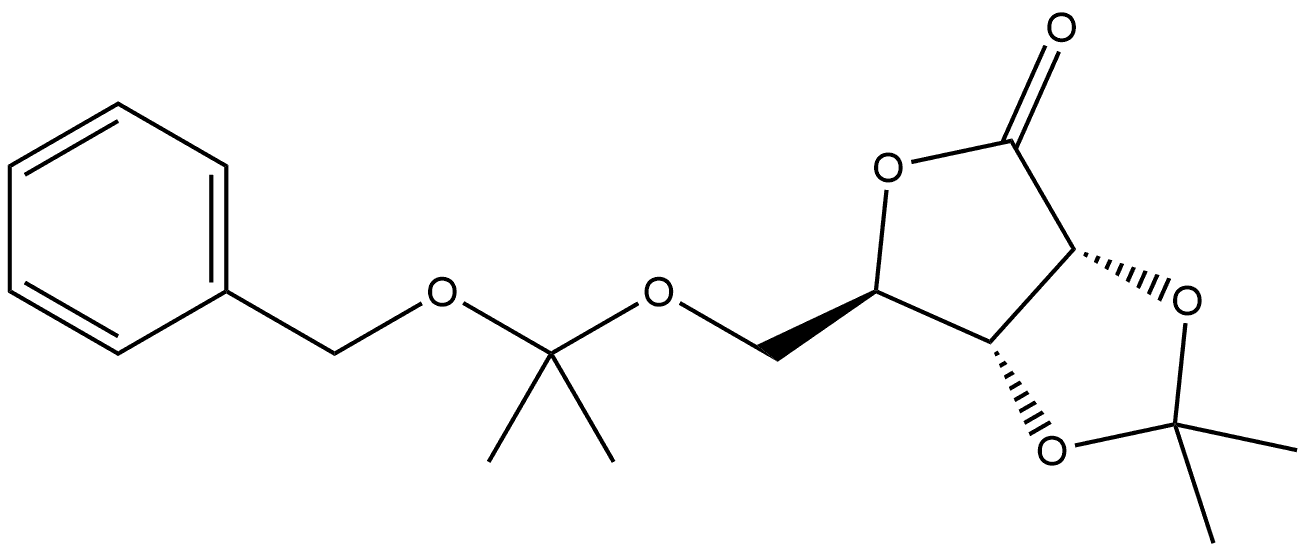 D-Ribonic acid, 2,3-O-(1-methylethylidene)-5-O-[1-methyl-1-(phenylmethoxy)ethyl]-, γ-lactone