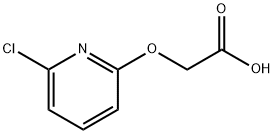 Acetic acid, 2-[(6-chloro-2-pyridinyl)oxy]- Structure