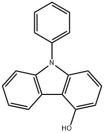 9-苯基-9H-咔唑-4-醇, 896427-65-9, 结构式