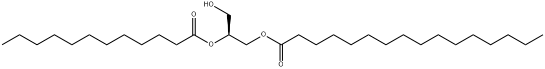 Hexadecanoic acid, (2S)-3-hydroxy-2-[(1-oxododecyl)oxy]propyl ester