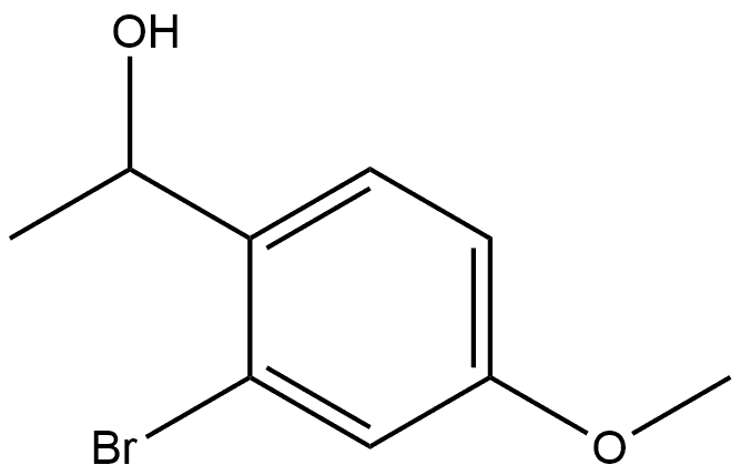 1-(2-Bromo-4-methoxyphenyl)ethan-1-ol Structure