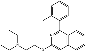 N,N-Diethyl-2-((1-(o-tolyl)isoquinolin-3-yl)oxy)ethanamine Struktur