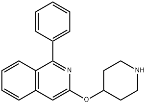 1-Phenyl-3-(piperidin-4-yloxy)isoquinoline Structure