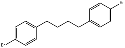 Benzene, 1,1'-(1,4-butanediyl)bis[4-bromo- Structure