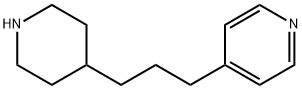 Pyridine, 4-[3-(4-piperidinyl)propyl]- 化学構造式