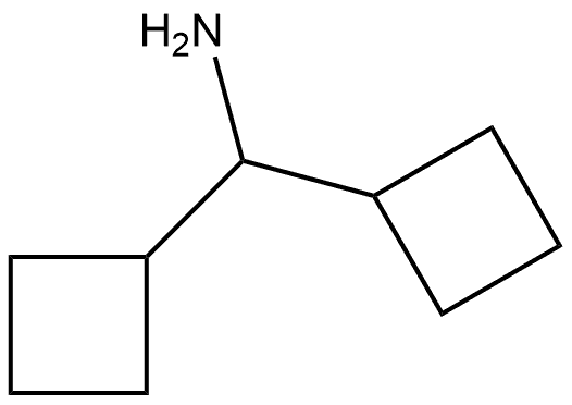 dicyclobutylmethanamine Structure