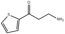 3-Amino-1-(thiophen-2-yl)propan-1-one 结构式