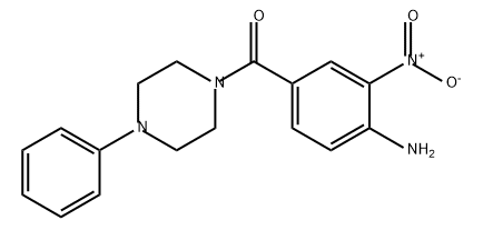 Methanone, (4-amino-3-nitrophenyl)(4-phenyl-1-piperazinyl)- 化学構造式