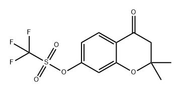 Methanesulfonic acid, 1,1,1-trifluoro-, 3,4-dihydro-2,2-dimethyl-4-oxo-2H-1-benzopyran-7-yl ester|