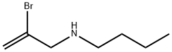 1-Butanamine, N-(2-bromo-2-propen-1-yl)- Struktur