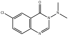 6-Chloro-3-(dimethylamino)quinazolin-4(3H)-one Struktur