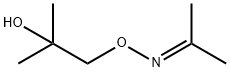 2-Propanone, O-(2-hydroxy-2-methylpropyl)oxime 化学構造式