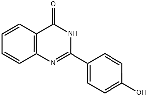 2-(4-Hydroxyphenyl)quinazolin-4(1H)-one 化学構造式
