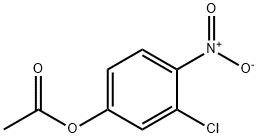 Phenol, 3-chloro-4-nitro-, 1-acetate Structure