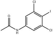 N-(3,5-二氯-4-碘苯基)乙酰胺,89894-32-6,结构式