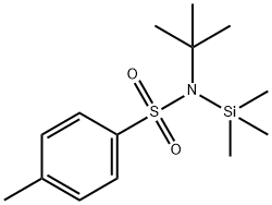N-(tert-Butyl)-4-methyl-N-(trimethylsilyl)benzenesulfonamide Structure