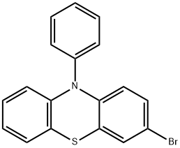 10H-PHENOTHIAZINE, 3-BROMO-10-PHENYL-,89922-57-6,结构式
