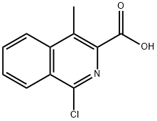 1-Chloro-4-methylisoquinoline-3-carboxylic acid Structure