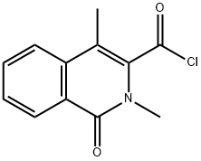 2,4-Dimethyl-1-oxo-1,2-dihydroisoquinoline-3-carbonyl chloride Structure