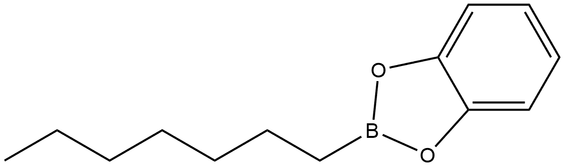 1,3,2-Benzodioxaborole, 2-heptyl- Structure