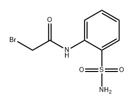 Acetamide, N-[2-(aminosulfonyl)phenyl]-2-bromo- Struktur