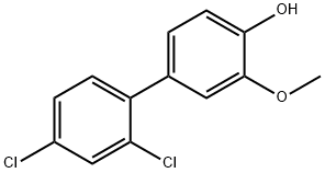 4-(2,4-Dichlorophenyl)-2-methoxyphenol,899827-15-7,结构式