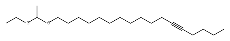 5-Heptadecyne, 17-(1-ethoxyethoxy)- Structure