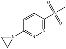 3-(Aziridin-1-yl)-6-(methylsulfonyl)pyridazine Struktur