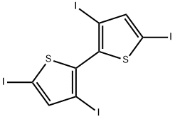 2-(3,5-Diiodothiophen-2-yl)-3,5-diiodothiophene Structure