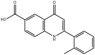 4-Oxo-2-(o-tolyl)-1,4-dihydroquinoline-6-carboxylic acid 结构式