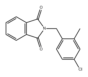 1H-Isoindole-1,3(2H)-dione, 2-[(4-chloro-2-methylphenyl)methyl]- Structure