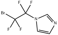 1H-Imidazole, 1-(2-bromo-1,1,2,2-tetrafluoroethyl)- Structure