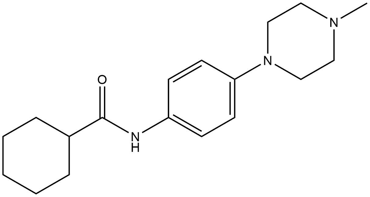 N-[4-(4-Methyl-1-piperazinyl)phenyl]cyclohexanecarboxamide|