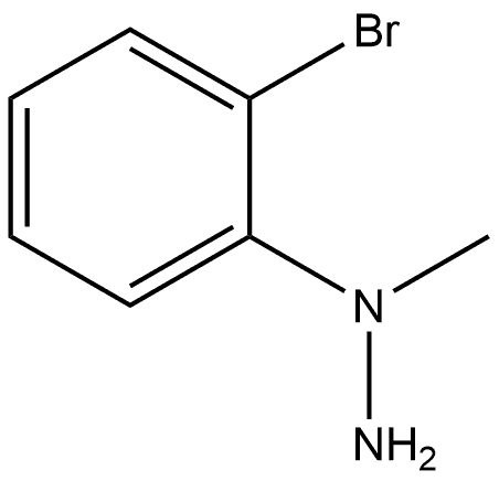 1-(2-Bromophenyl)-1-methylhydrazine Structure