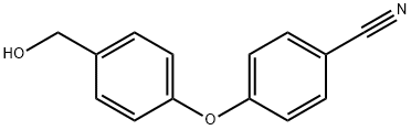 Benzonitrile, 4-[4-(hydroxymethyl)phenoxy]- Structure