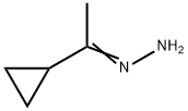 Ethanone, 1-cyclopropyl-, hydrazone Struktur