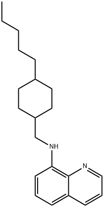 N-((4-Pentylcyclohexyl)methyl)quinolin-8-amine Structure
