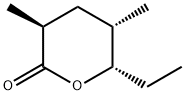 2H-Pyran-2-one, 6-ethyltetrahydro-3,5-dimethyl-, (3S,5S,6S)- 结构式