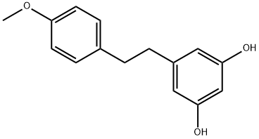 1,3-Benzenediol, 5-[2-(4-methoxyphenyl)ethyl]- 结构式