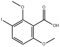 3-碘-2,6-二甲氧基苯甲酸 结构式