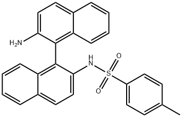 Benzenesulfonamide, N-(2'-amino[1,1'-binaphthalen]-2-yl)-4-methyl- Struktur