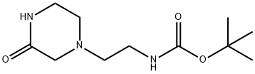 (2-(3-氧代哌嗪-1-基)乙基)氨基甲酸叔丁酯, 903587-80-4, 结构式