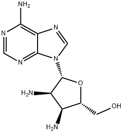 ((2S,3S,4R,5R)-3,4-Diamino-5-(6-amino-9H-purin-9-yl)tetrahydrofuran-2-yl)methanol Structure