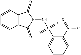 Benzenesulfonamide, N-(1,3-dihydro-1,3-dioxo-2H-isoindol-2-yl)-2-nitro-|N-(1,3-二氢-1,3-二氧代-2H-异吲哚-2-基)-2-硝基苯磺酰胺-