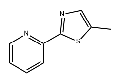 Pyridine, 2-(5-methyl-2-thiazolyl)- Struktur