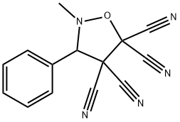 4,?4,?5,?5-?Isoxazolidinetetraca?rbonitrile, 2-?methyl-?3-?phenyl- (9CI) Structure
