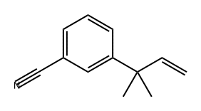 Benzonitrile, 3-(1,1-dimethyl-2-propen-1-yl)-