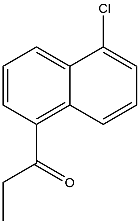 1-Propanone, 1-(5-chloro-1-naphthalenyl)- Struktur