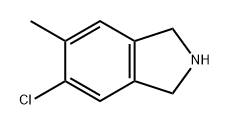 1H-Isoindole, 5-chloro-2,3-dihydro-6-methyl- Structure