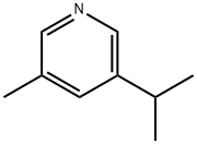 3-异丙基-5-甲基吡啶, 90554-38-4, 结构式